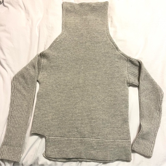 Babaton XXS Mika Wool Sweater Light Gray - Picture 3 of 6